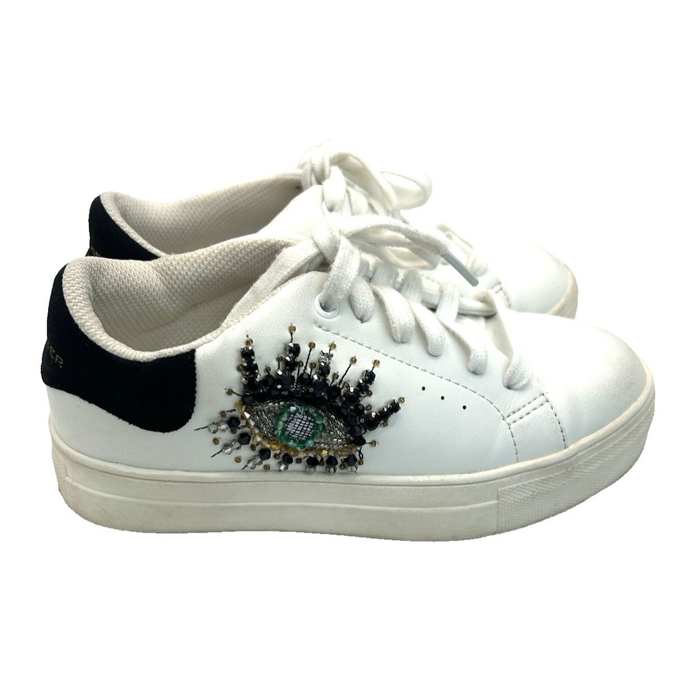 Kurt Geiger Girls Beaded Laney Eye Shoe Mommy & Me Size 2